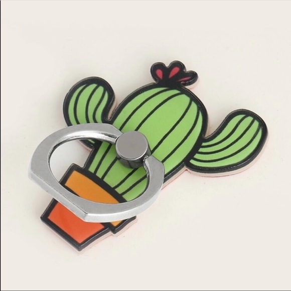LAST ONE SALE NWT Succulent Cactus Ring Stand Phone Holder - Picture 4 of 6